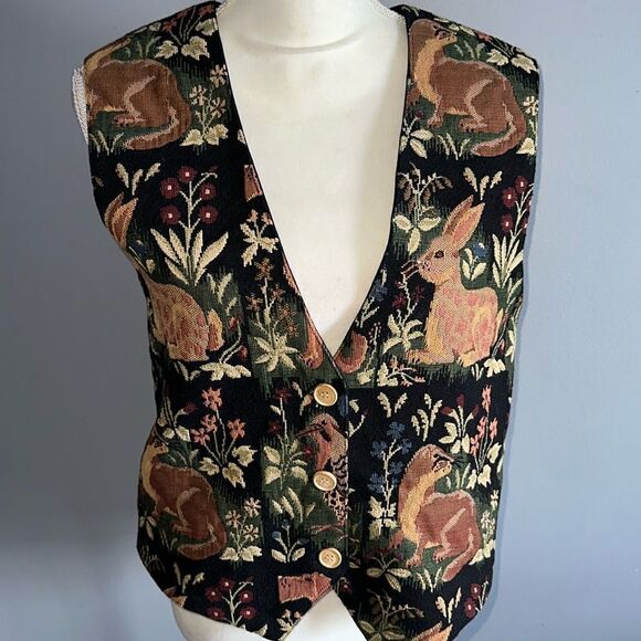 Vintage Katy Texas Accessories Embroidered Vest! - Picture 1 of 8